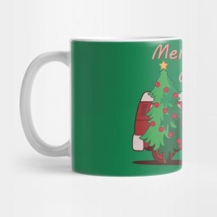 Merry Camper Christmas Tree Mug